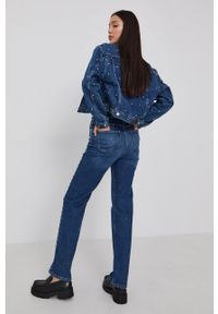 The Kooples Kurtka jeansowa damska przejściowa oversize. Kolor: niebieski. Materiał: jeans #4
