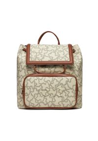 Tous - TOUS Plecak Kaos Icon 395910183 Beżowy. Kolor: beżowy. Materiał: skóra