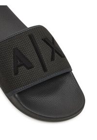 Armani Exchange Klapki XUP001 XV820 R401 Czarny. Kolor: czarny. Materiał: materiał #4