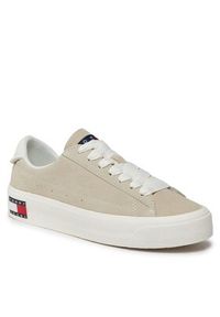 Tommy Jeans Sneakersy Tjw Vulc Flatform Suede Sneaker EN0EN02519 Beżowy. Kolor: beżowy #6