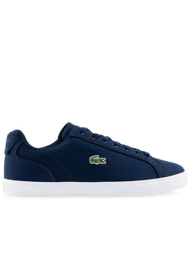 Buty Lacoste Lerond Pro BL 123 1 CMA 745CMA0054-092 - granatowe. Zapięcie: sznurówki. Kolor: niebieski. Materiał: materiał, guma. Szerokość cholewki: normalna. Sport: tenis