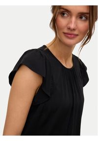 Vero Moda Bluzka Bella 10325248 Czarny Standard Fit. Kolor: czarny. Materiał: wiskoza #4