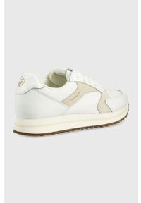 GANT - Gant sneakersy Bevinda 24537675.G29 kolor biały. Nosek buta: okrągły. Zapięcie: sznurówki. Kolor: biały. Materiał: guma, skóra, materiał, włókno #4