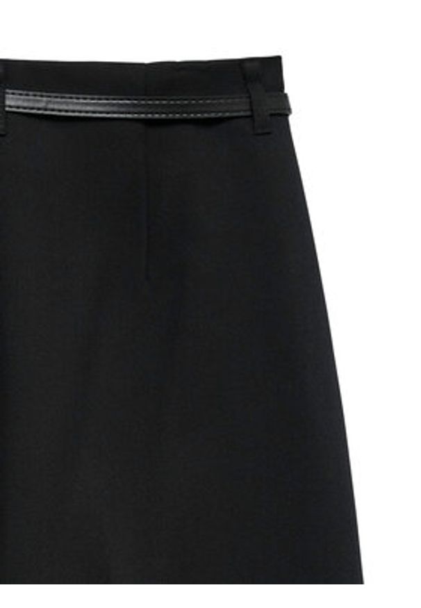 Vero Moda Kuloty Elma 10339926 Czarny Wide Leg. Kolor: czarny. Materiał: syntetyk