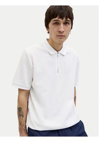 Jack & Jones Polo Austin 12279177 Biały Regular Fit. Typ kołnierza: polo. Kolor: biały. Materiał: bawełna #6