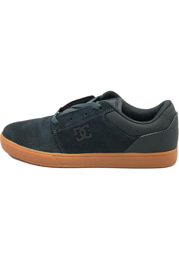 Trampki DC Shoes Crisis 2, Mężczyźni. Kolor: czarny. Materiał: zamsz, materiał. Sport: skateboard