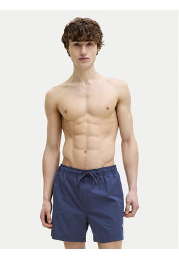 Jack & Jones Szorty kąpielowe Maui Tropic 12291385 Granatowy Regular Fit. Kolor: niebieski. Materiał: syntetyk