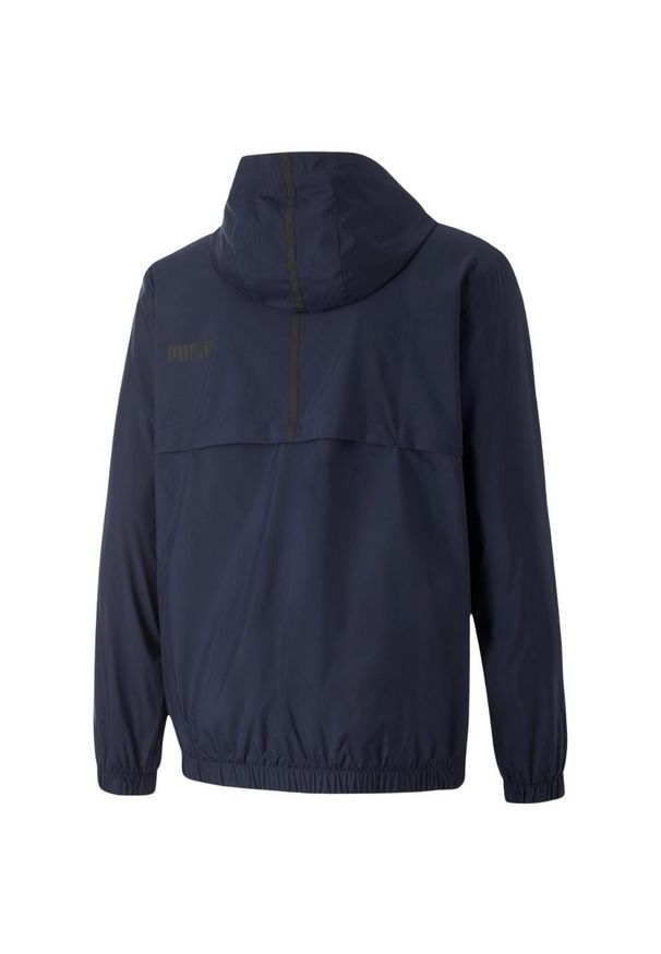 Kurtka męska Puma ESS Solid Windbreaker. Kolor: niebieski