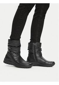 Rieker Botki Z7193-00 Czarny. Kolor: czarny. Materiał: skóra #8