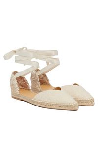 Castañer Espadryle Camila C/8/269 26219 Beżowy. Kolor: beżowy. Materiał: skóra, zamsz #5