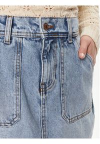 Noisy may - Noisy May Spódnica jeansowa Regina 27029237 Niebieski Regular Fit. Kolor: niebieski. Materiał: bawełna