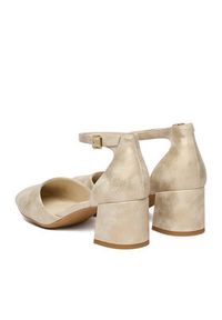 Rieker Czółenka 44762-91 Złoty. Kolor: złoty. Materiał: materiał #8