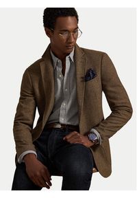 Polo Ralph Lauren Koszula 710654408 Szary Regular Fit. Typ kołnierza: polo. Kolor: szary. Materiał: bawełna #3