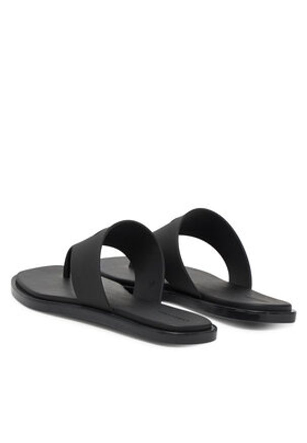 Calvin Klein Japonki Toepost Tpu Slide HW0HW02836 Czarny. Kolor: czarny. Materiał: syntetyk