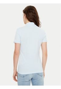 Lacoste Polo PF5462 Błękitny Slim Fit. Typ kołnierza: polo. Kolor: niebieski. Materiał: bawełna #3