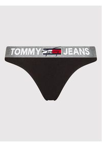 Tommy Jeans Stringi UW0UW02823 Czarny. Kolor: czarny. Materiał: bawełna