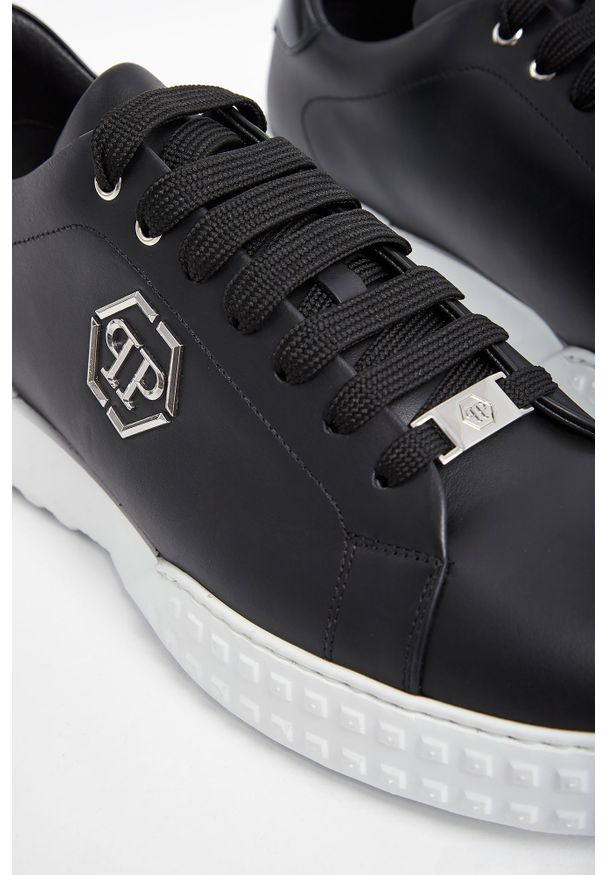 Philipp Plein - Sneakersy męskie skórzane PHILIPP PLEIN. Materiał: skóra
