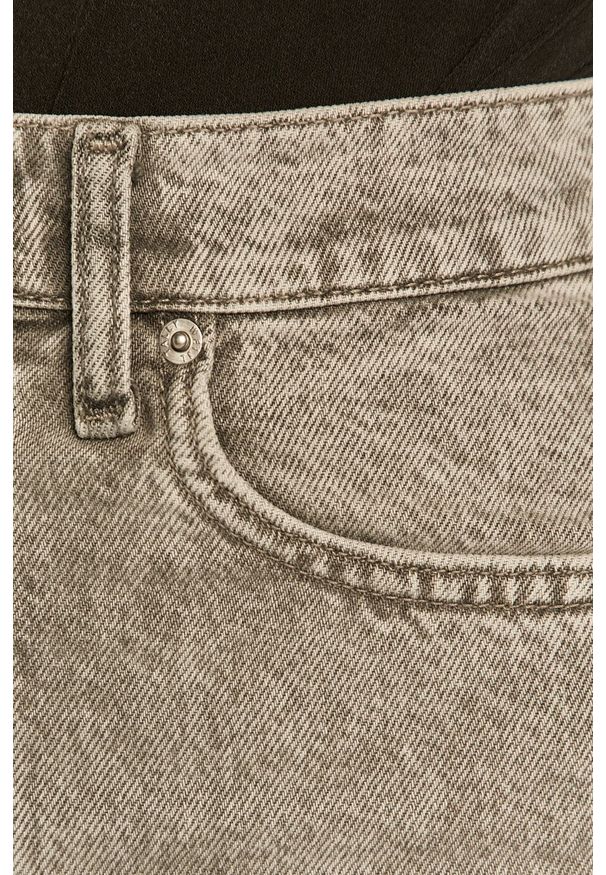 TALLY WEIJL - Tally Weijl Jeansy damskie high waist. Stan: podwyższony. Kolor: szary