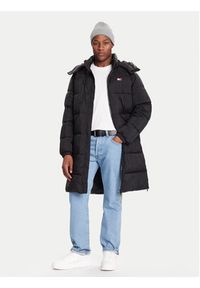 Tommy Jeans Płaszcz zimowy DM0DM22256 Czarny Regular Fit. Kolor: czarny. Materiał: syntetyk. Sezon: zima #3