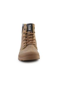 Buty do chodzenia unisex Palladium Pampa Surplus. Zapięcie: sznurówki. Kolor: brązowy. Materiał: materiał, syntetyk, tkanina. Szerokość cholewki: normalna. Sport: turystyka piesza