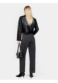 Sisley Kurtka z imitacji skóry 2X0JLN03Q Czarny Regular Fit. Kolor: czarny. Materiał: skóra #5
