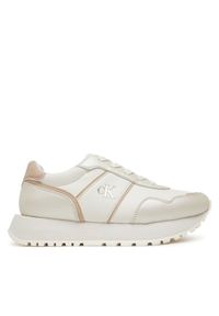 Calvin Klein Jeans Sneakersy V3A9-82034-1355A S Écru. Materiał: skóra