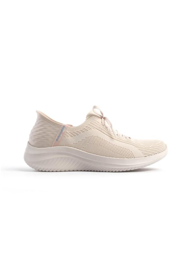 skechers - Buty do chodzenia damskie Skechers Slip-ins Ultra Flex 3.0. Kolor: brązowy, wielokolorowy, beżowy. Materiał: syntetyk, materiał. Szerokość cholewki: normalna. Model: Skechers Sport. Sport: turystyka piesza