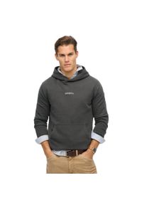 Bluza z kapturem i mikro logo Superdry. Typ kołnierza: kaptur. Kolor: czarny #1