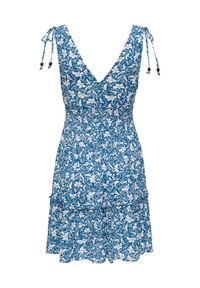 only - ONLY Sukienka letnia Fernanda 15373070 Niebieski Regular Fit. Kolor: niebieski. Materiał: wiskoza. Sezon: lato #1
