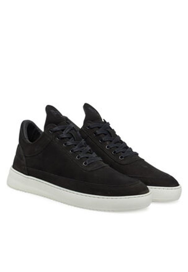 Filling Pieces Sneakersy Low Top Ripple 25122841861 Czarny. Kolor: czarny. Materiał: nubuk, skóra