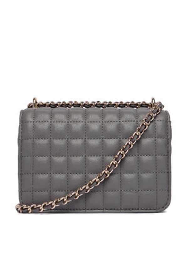Guess Torebka Nadira Mini HWQG84 24780 Szary. Kolor: szary. Materiał: skórzane