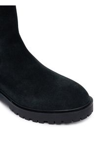 Lauren Ralph Lauren - LAUREN RALPH LAUREN Sztyblety Allyson 802974477003 Czarny. Kolor: czarny. Materiał: zamsz, skóra