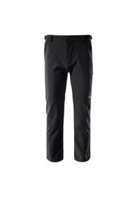 Hi-tec - Spodnie męskie Softshell Hi-Tec Celio - czarne, Rozmiar XXL. Kolor: czarny. Materiał: softshell. Sport: turystyka piesza #1