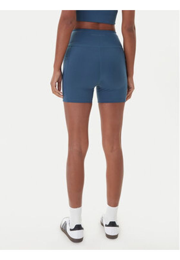 GIRLFRIEND COLLECTIVE - Girlfriend Collective Szorty sportowe Pocket Run 4037 Granatowy Slim Fit. Kolor: niebieski. Materiał: syntetyk. Sport: bieganie