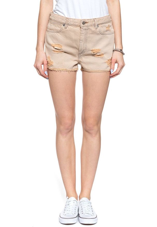 Wrangler - DAMSKIE SPODENKI WRANGLER THE SHORT SANDY BLUSH W27XRJ249 112128208