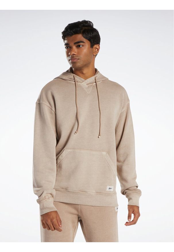 Reebok Bluza Classics Natural Dye Hoodie HT8195 Brązowy. Kolor: brązowy. Materiał: bawełna