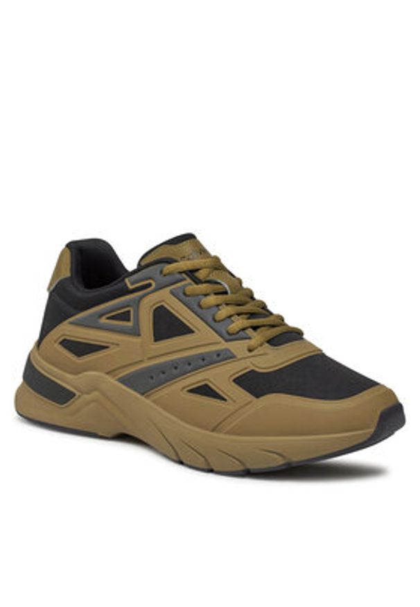 Calvin Klein Sneakersy Low Top Lace Up HM0HM01363 Zielony. Kolor: zielony. Materiał: materiał