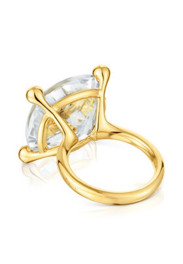 Tous - TOUS Pierścionek 1004236412 Przezroczysty. Materiał: srebrne