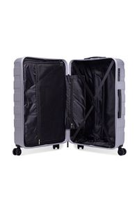 Gino Rossi - GINO ROSSI Walizka duża CEO-GIN-L-003-05-SILVER2 Srebrny. Kolor: srebrny #3