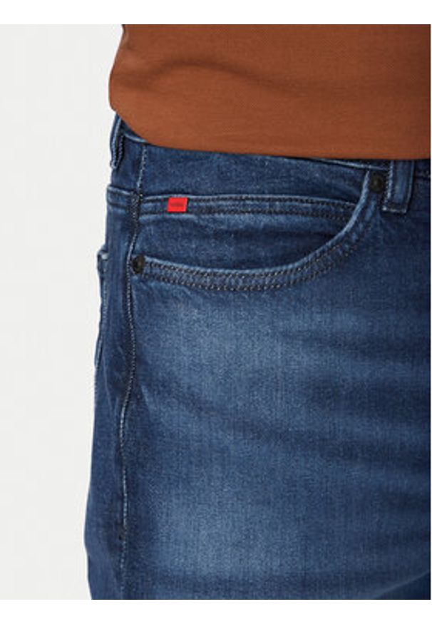 Hugo - HUGO Jeansy 50556089 Granatowy Slim Fit. Kolor: niebieski