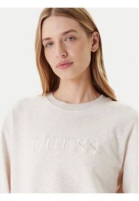 Guess Bluza O5RQ03 KCO31 Beżowy Regular Fit. Kolor: beżowy. Materiał: bawełna #3