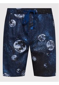 Cyberjammies Szorty piżamowe Apollo Moon Print 6736 Granatowy Regular Fit. Kolor: niebieski. Materiał: bawełna. Wzór: nadruk #3