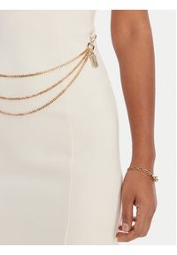 Fracomina Sukienka koktajlowa FR26SD2017W42901 Écru Slim Fit. Materiał: syntetyk. Styl: wizytowy #3