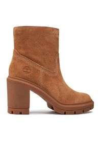 Timberland Botki Allington Heights Mid TB0A26WAEIZ1 Beżowy. Kolor: beżowy. Materiał: zamsz, skóra