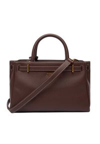 TOMMY HILFIGER - Tommy Hilfiger Torebka American Icon Mini Tote Leather AW0AW17926 Brązowy. Kolor: brązowy. Materiał: skórzane #3