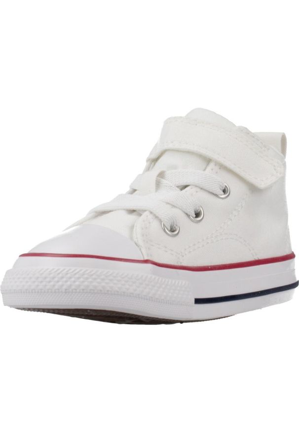 Buty Chłopak Converse Chuck Taylor All Star biały. Okazja: na co dzień. Kolor: biały. Materiał: tkanina. Model: Converse All Star