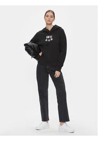 Tommy Jeans Bluza Tjw Bxy Daisy Flag Hoodie DW0DW17708 Czarny Regular Fit. Kolor: czarny. Materiał: bawełna #4