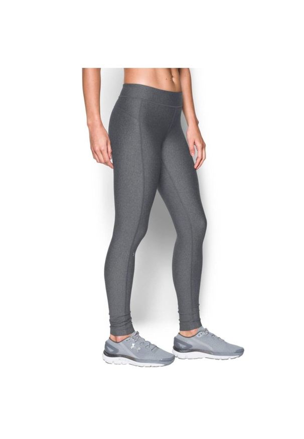 Legginsy treningowe damskie Under Armour HeatGear. Kolor: szary. Materiał: poliester, elastan. Sport: fitness