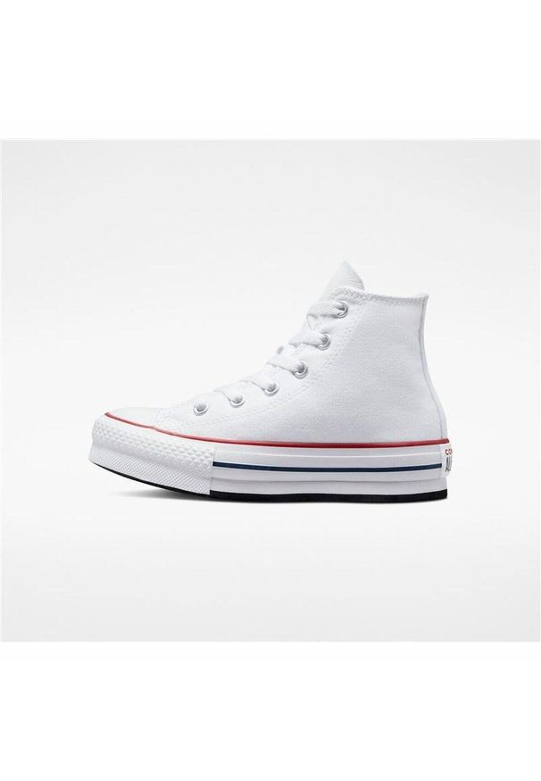 Buty sportowe Casual Dziecięce Converse All-Star Lift High Biały. Okazja: na co dzień. Kolor: wielokolorowy, niebieski, biały, czerwony. Styl: casual, sportowy