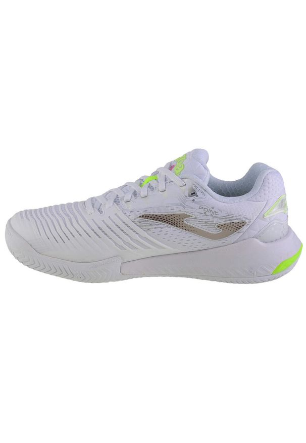 Buty do tenisa ziemnego damskie Joma T.POINT LADY z amortyzacją. Kolor: zielony, biały, wielokolorowy. Sport: tenis